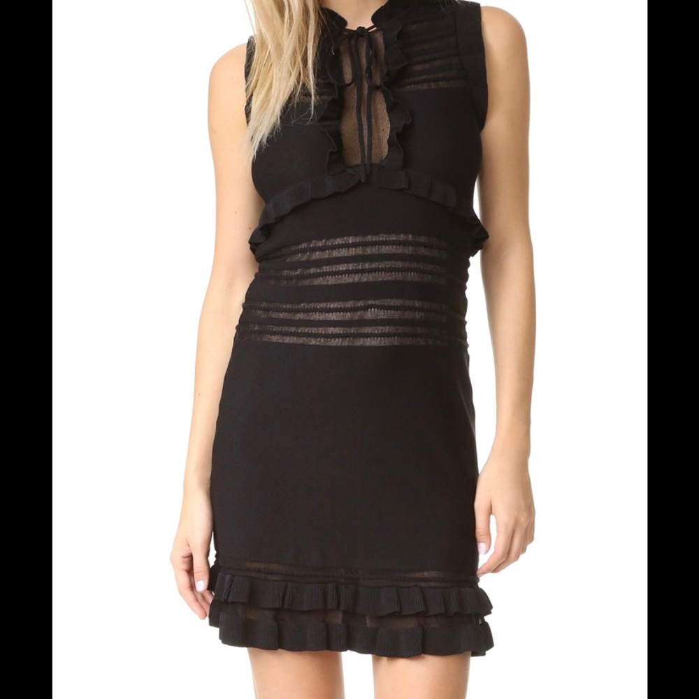 For Love and Lemons Rivington ruffle mini dress